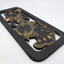 Load image into Gallery viewer, Asian Wood Panel Wall Thailand Art Decor Carved Hanging Handmade Hand Carved