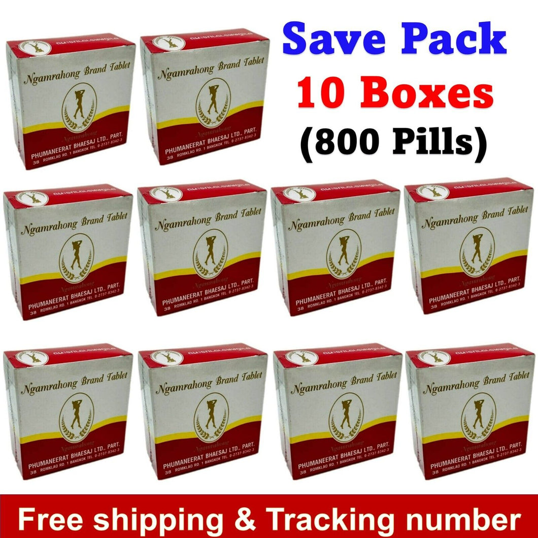 10 Boxes Ngamrahong Thai Herbal Senna Laxative Weight Loss Slimming Detox