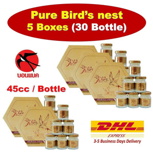 30 Bottles Bonback Pure Bird's Nest Beverage Collagen Sugar Free Formula Healthy