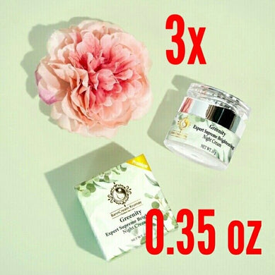 3x Nourishing Night Cream &Mask Brighten Smooth Reduces Acne Freckles Dark Spots