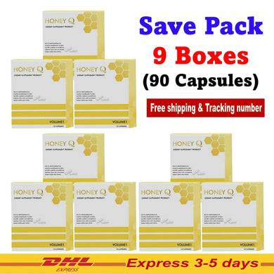 9x Honey Q Volume 1 Food Supplement Block Slimming Weight Control Diet Burn