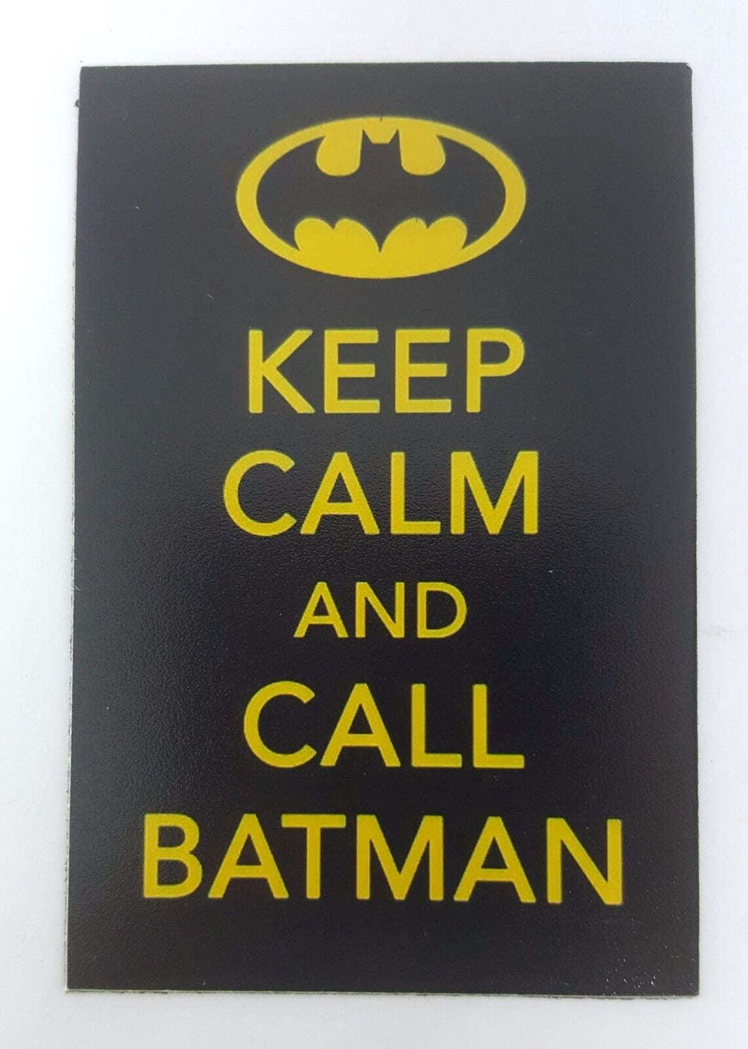 CALL BATMAN funny joke pic Design Vintage Poster Magnet Fridge Collectible