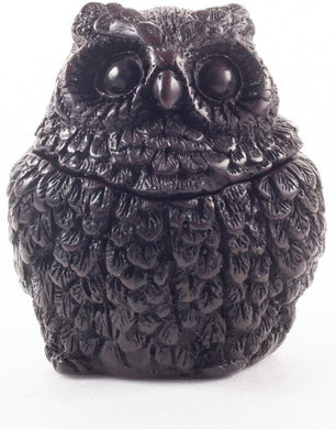 Owl Figurine Vintage Ashtray Resin Ash Holder Lid Cigarette Gift Decor Bird