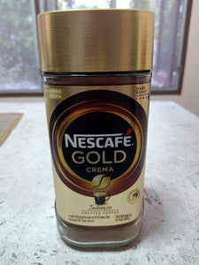 3x 200g Nescafe Gold Crema Instant Coffee Blended Finely Ground Roasted Arabica