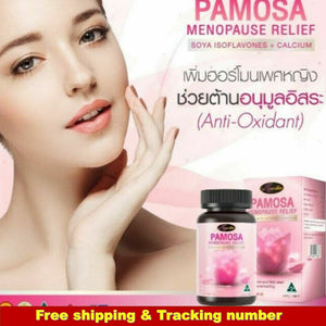 Auswelllife PAMOSA Menopause Relief Dietary Supplement Women Balance 60 Capsules