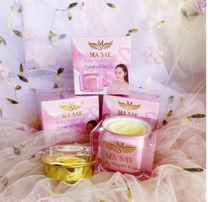 3 Set powder face foundation white skin No 2 soap collagen sunscreen night cream