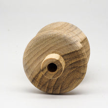 Load image into Gallery viewer, Set 4 x3.25&quot; TeakWood Lotus Shape Drapery Rod Finial Curtain Rail post Cap Furni