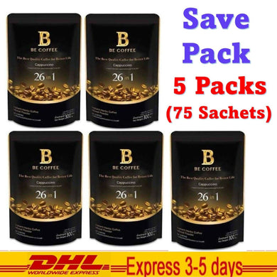 5x Be Coffee 26 in 1 Coffee Healthy Drink Lost Weight Control Sucralose Extract