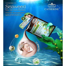 Load image into Gallery viewer, 12x Seaweed Grey Hair Cover Shampoo Catherine Dark Brown Ammonia Free Ezi Dye