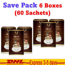 Load image into Gallery viewer, 6 Boxes Cordyceps Coffee With Lingzhi Instant Herbal Dietary Supplement Extract