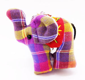 Keyring Elephant Scott V.8 Hand sewing Doll charm cute keychain animal lover