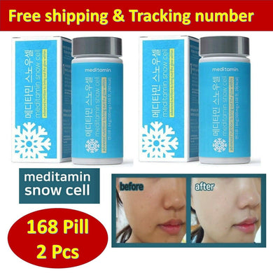 2x Meditamin Snow Cell Speed Radiance Glowing Aura Soft Smooth Healthy Skin