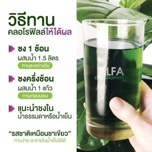REAL ELIXIR Green Alfa Fiber Advance Chlorophyll Plus 100% Natural Fiber Detox