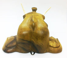 Load image into Gallery viewer, Elephant&#39;s Head Wood Carving Wall Hanging Decor Classic Handmade Art Collectible