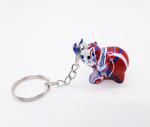 Little Elephant Keyring Resin V.3 Miniature Handmade Fancy Key Collectible Gift