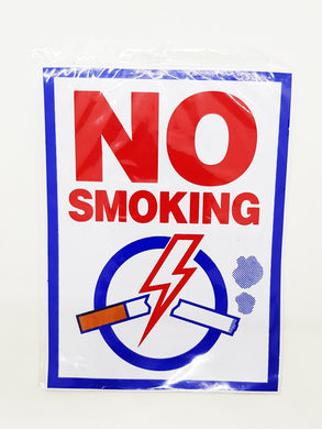 NO SMOKING Sticker Prohibition & Warning Label Signs Trading handling Caution!