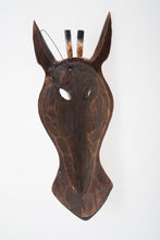 Load image into Gallery viewer, Giraffe Woodwork Decor Sculpture Wood Carving Animal Head Face Wall Craft Art
