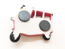 Load image into Gallery viewer, Tuk Tuk Thailand Magnet Ceramic Hand Shaped Mold Painted Collectibles Easter