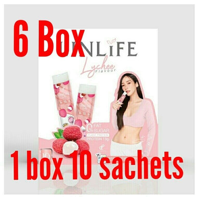 6 Box Lychee Protein Jelly meal replacement strong weight management Nourishing