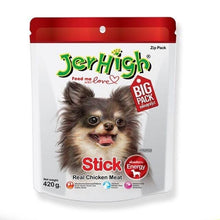 Load image into Gallery viewer, 2x420g Dog Food Chew Stick Jerhigh Real Chicken Meat Zip Pack Healthy Bones