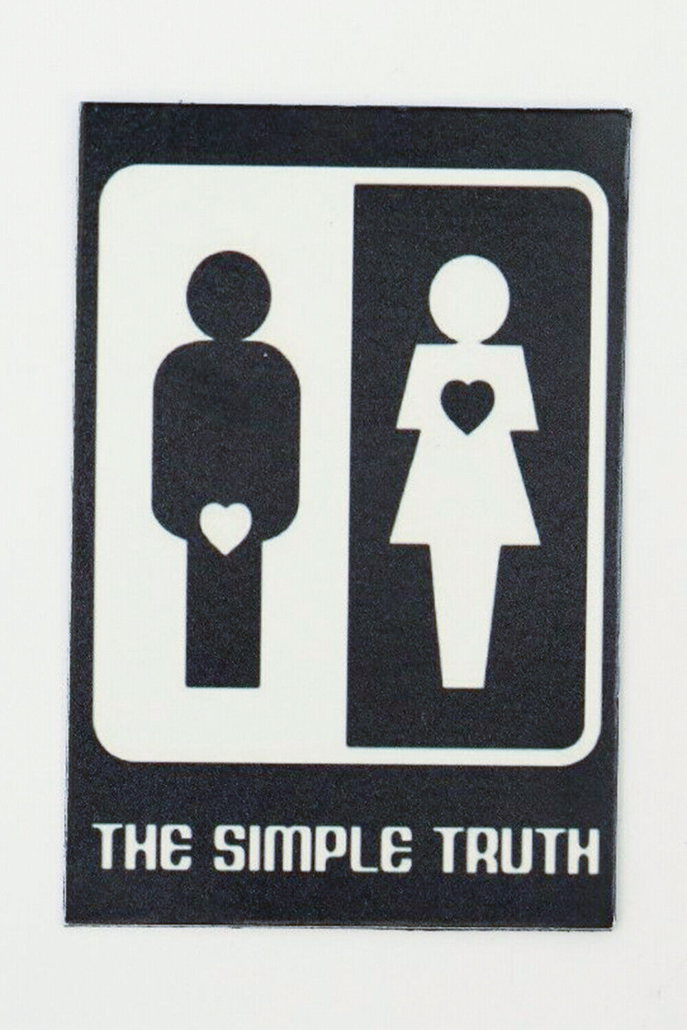 THE SIMPLE TRUTH pic Design Vintage Poster Magnet Fridge Collectibles Home