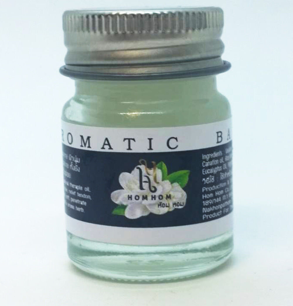 Jasmine Aromatic Balm Herb Insect Bites Massage Headache Muscle 15 g.