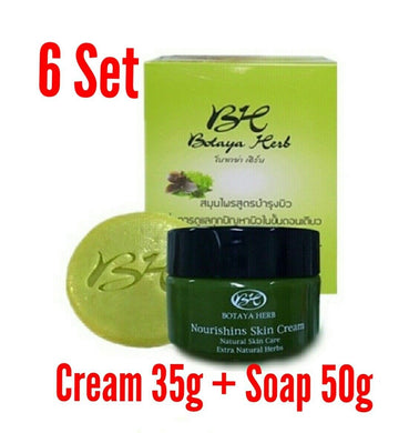 6 Set Nourishing Herbal Cream & Soap Solve Acne Freckles Dark Spots Corrector