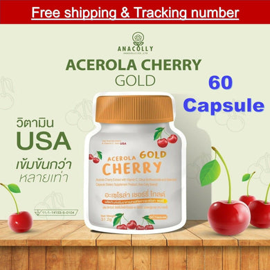 Ana Colly ACEROLA CHERRY VIT C Strengthen Immune System Brighten Skin 60 capsule
