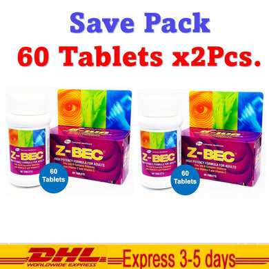 2x Zinc Z-BEC Vitamins & Minerals Multivitamin Health Sleep Aid HIGH POTENCY