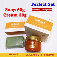 Load image into Gallery viewer, 2x BeQuaLa Facial Acne Freckles Moisturizer Cream Green Herb Perfect Set