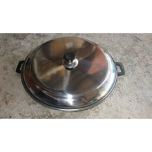 Load image into Gallery viewer, Thai Traditional Kanomkrok Pan Dessert Lid For 28 Holes Pan Cover Aluminium 32cm