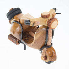 Load image into Gallery viewer, Motorcycle Vintage Wood Carve handmade Craft Miniature Art Collectible Decor