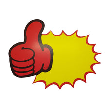 Load image into Gallery viewer, Sales Promotion Paper Bluecell Blank Retail Sale Signs with Bright Display Tags