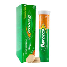 Load image into Gallery viewer, 6x Berocca Performance Tube of 15 Effervescent Tablets Orange Flavor DHL ship