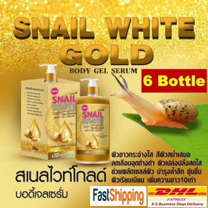 3x Snail White Gold Serum Collagen X10 white body Gel Serum