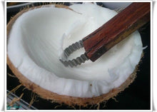 Load image into Gallery viewer, Thai Tools Kitchen Coconut 2 in 1 Scraper Shredder Vintage Grater Hand Wooden