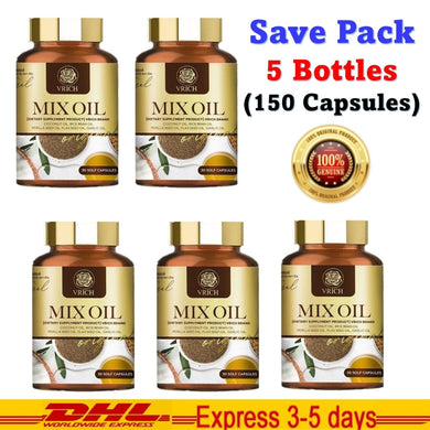 5x Mix Oil Natural Healthy Vrich Stimulate Nourishing Deeply Sleep Brain Bone