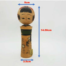 Load image into Gallery viewer, Vintage Japanese Traditional Togatta Kokeshi Doll Japan Tall 5.75"