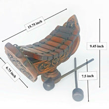 Load image into Gallery viewer, 40 cm Xylophone Teak Wooden Thai Traditional Musical Instrument Hand Carved Wood