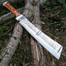 Load image into Gallery viewer, ARANYIK Knife Machete Thai Authentic Wood Handle Blade Handmade Hiking Style