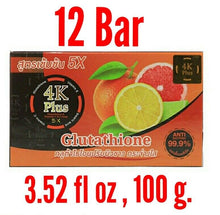 Load image into Gallery viewer, 12x WHITENING SKIN Glutathione Whitening Soap Vitamin C &amp; E Face Wash Body 100g