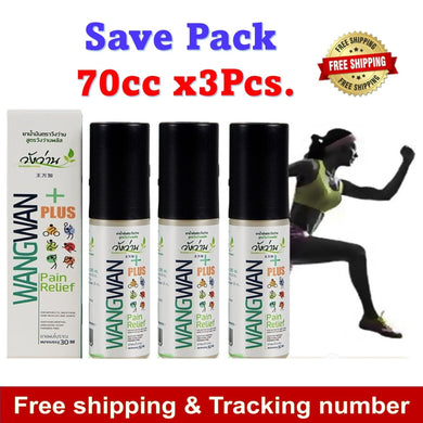 70ccx3 Wangwan Plus Liniment Oil Pain Joint Stiffness Arthritis Relief of Muscle