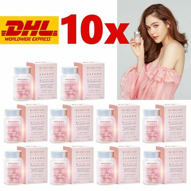 10X ROSEGOLD SAKANA Collagen x10 Anti-Aging Whitening skin beautiful skin care