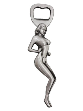 Bottle BEER Opener Silver Girl Figured Collectible Charm Beauty Ana glyph Gifts