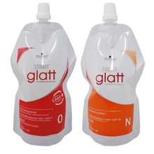 Load image into Gallery viewer, 2 Set No.0 Schwarzkopf Glatt Hair Rebonding Straightening Straightener Cream
