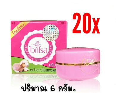 20x Best Whitening Face Placenta Cream White Skin Nourishing Reduce Dark Spots