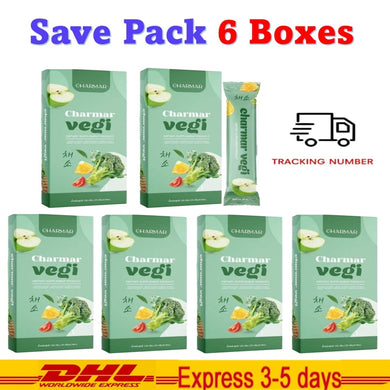 6x CHARMAR VEGGY JELLY Reduce Fussy Eating Control Hunger Block Flour Burn Fat