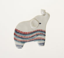 Load image into Gallery viewer, Elephant Fridge Magnet Ceramic Hand Shaped Cute Animal Collectible Home Decor
