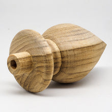 Load image into Gallery viewer, Set 4 x3.25&quot; TeakWood Lotus Shape Drapery Rod Finial Curtain Rail post Cap Furni