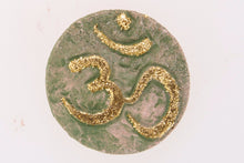 Load image into Gallery viewer, Hinduism OHM Ver.2 Magnet Resin Stone paint Gold Color Sign Design Collectible